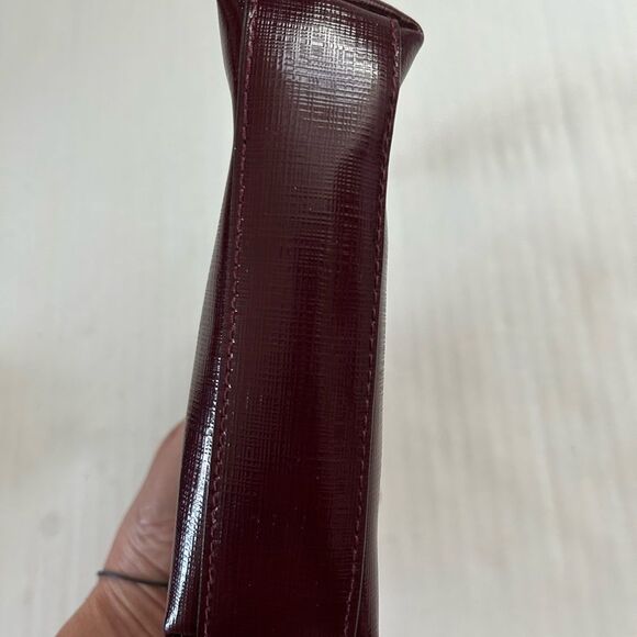 Coach Darcy Patent Leather Bow Small Cosmetic Case - Picture 4 of 10